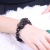 Cute Crystal 16mm Gold Obsidian Overlord Smooth Hair Bracelet Single Ring Bracelet Men's and Women's Bracelets Wholesale