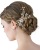 Youlapan Alloy Pearl Hair Comb Headdress Bridal Wedding Insert Comb for Updo Dress Modeling Headdress Hp342