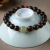 Black Oil Agarwood Beads Single Circle Wooden Bracelet 8mm Amusement Article Bracelet Men's and Women's Retro Style