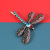 Halloween Ghost Mother Vintage Butterfly Hair Clip Side Clip Girl Word Clip Fashion Dragonfly Headdress Gift for Ladies