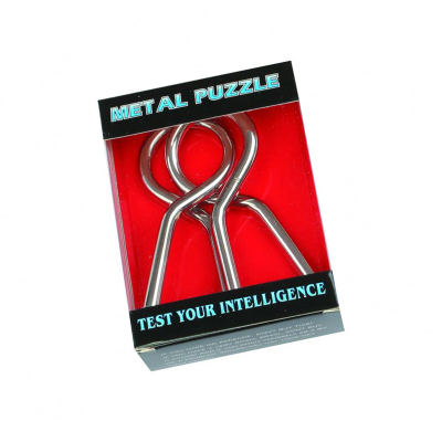 Kids Adults Iq Test Mind Game Toys Brain Teaser Metal Wire P