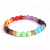 Factory Direct Sales 8mm Volcanic Rock Colorful Stone Yoga Energy Bracelet Natural Agate Beads Bracelet Accessories
