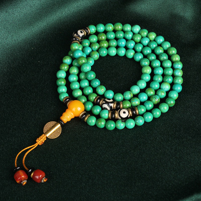 Turquoise 108 Pieces round Beads a Goods Boutique Buddha Beads Multi-Circle Bracelet Bracelet Manufacturers Wholesale