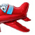 New Airplane Cartoon Balloon Children Birthday Arrangement Decoration Floating Balloon Baby Aluminum Balloon Decoration Supplies
