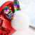 Sequined Rabbit Semicircle Bag Student Storage Data Cable Earphone Schoolbag Coin Purse Pendant Keychain