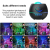 Starry Sky Projection Lamp New Christmas Projector Water Pattern Bluetooth Music Star Light Bedroom Ambience Light