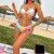 Internet Celebrity Cross-Border Fishnet Hollow Bikini Jacket Sexy Grid Colorful Suit