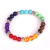 Factory Direct Sales 8mm Volcanic Rock Colorful Stone Yoga Energy Bracelet Natural Agate Beads Bracelet Accessories