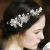 Rhinestone Pearl Flexible Chain Forehead Ornament Headdress Korean Hair Accessories Wedding Headdress Flower Accessories