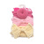 Cross-Border Baby Bow Hair Band Set Baby Children Nylon Lace Headband Three PCs Baby Girl Elastic Hair Accessories