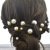 Pieces Pearl Hairpin Hair Accessories European and American Retro Makeup Updo Flower Beads U-Shaped Hairpin Accessories