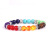 Factory Direct Sales 8mm Volcanic Rock Colorful Stone Yoga Energy Bracelet Natural Agate Beads Bracelet Accessories