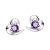 Hot Selling Products New Projection Necklace Female 925 Loving Heart in Sterling Silver Eardrops Stud Earrings Gift Set