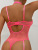 2022 Spot Pink Cute Fashion New European and American See-through One-Piece Sexy Lingerie