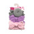 Cross-Border Baby Bow Hair Band Set Baby Children Nylon Lace Headband Three PCs Baby Girl Elastic Hair Accessories