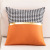 INS Cross-Border Imitation Leather Faux Leather Pillow Thickened Living Room Sofa Nordic Light Luxury Thousand Birds Stitching Pillow Cover Pillow