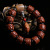 Beads Bracelet Buddha Beads Five Faces Men's and Women's Tibetan Red Leather King Kong Amusement Article Bracelet