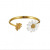 and American Ins Little Daisy Bee Open Design Bracelet Ring Necklace Earrings Paint Flower Popular Suit for Women