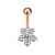 Cross-Border E-Commerce New Zircon Navel Ring Navel Stud Piercing Jewelry Online Wholesale