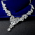 Best Seller in Europe and America Bridal Necklace Set Fashion High-Grade Crystal Necklace Earrings Jewelry Two-Piece Set