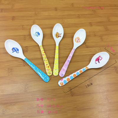 Melamine Imitated Porcelain Spoon Children Spoon Daily Necessities Delivery