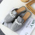 Closed Toe Pearl Half Slippers Women's Summer Wear Internet Celebrity Ins Loafers Korean Style Fashionable All-Matching Shoes Women's Sandals