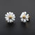 and American Ins Little Daisy Bee Open Design Bracelet Ring Necklace Earrings Paint Flower Popular Suit for Women