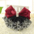 Flower Work Hair Accessories Black Veil Lace Hair Net Bank Postal Mobile Stewardess Nurse Net Pocket Barrettes Wholesale