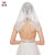 Bridal Wedding Muslim Triangle Lace Veil Wedding Dress Accessories Studio and Outdoor Photography Photo Shoot Headdress