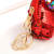 Sequined Rabbit Semicircle Bag Student Storage Data Cable Earphone Schoolbag Coin Purse Pendant Keychain