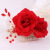 Bridal Headdress Red Flower Rhinestone Hair Comb Handmade Beaded Hair Comb Headdress Flower Rose Toast Suit Headdress