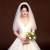 Bridal Wedding Etiquette Veil Wedding Dress Wedding Plain Gauze Photo Travel Photo Photography Modeling Yarn 2082