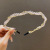 New Chain Rhinestone Headband Thin Edge Pressure Hair Headband Face Wash Makeup Hairpin Elegant Graceful Headdress