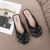 Free Shipping Slippers Sandals Women's Summer Fashion Outerwear 2021 New Fashionable Square Buckle Closed Toe Half Slippers Internet Celebrity Ins Student