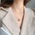 Fashionable New Fashionable Color-Preserving Necklace Women's Simple Niche Ins Clavicle Chain Light Luxury Temperament Collar Pendant Ornaments