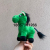 Small Green Horse Plush Pendant Popular Overseas Import and Export Plush Toy Exquisite Pendant Gift