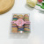 Candy Color Children's Thumb Hair Ring 100 PCs Boxed Hair Band Korean Cute Hair Rope Baby Hair Ties