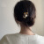 Plum Pearl Flower Hairpin Bun U-Shaped Hair Pin Women's Hair Band Fashion Hair Accessories Everyday Joker