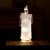 Led Light-Emitting Tears Simulation Christmas Electric Candle Lamp Christmas Transparent Restaurant Scene Layout Decoration Ornaments