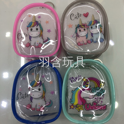 Factory Cute Color SUNFLOWER Schoolbag Plush Coin Purse Children Coin Bag Data Cable Earphone Bag Schoolbag Hanging