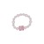 ~ Grape Ice Cream Hair Rope Transparent Beaded Hair Band Hair Rope Can Be Used as Bracelet Hair Accessories Girl Summer