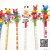 Wooden cartoon head pencil creative stationery cute study supplies pupil prize gift present