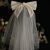 Hot Luxury Handmade Pearl Flower Headband Crown Internet Celebrity Veil Bride Princess Wedding Wedding Double Layer Veil