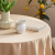 My Nanyang Spring Pure Cotton Wide-Brimmed Tablecloth Modern Simple Solid Color Color Matching Dining Tablecloth round Table Coffee Table Cover Towel