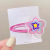 Geometric Cartoon Barrettes Girl Candy Color Graffiti Duckbill Clip Acrylic Flower Hairpin Creative Hair Accessories