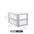 Drawer Desktop Storage Box Cosmetics Storage Box Student Dormitory Office Large Capacity Organizing Cabinet Storage Rack