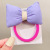 Flower Hair Band Sweet Hair Accessories Women's Simple Hair Ring Internet Celebrity Large Intestine Ring Balls Hair Rope