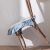 My New Nordic Style Dining Chair Cushion Retro Wooden Ear Seat Cushion Household Fabrics Thin Dining Room Chair Cushion