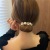 ~ Korean Style Non-Slip Lazy Internet Influencer Pearl Flower Hair Band Hairpin Tie Half Hair Updo Artifact Female