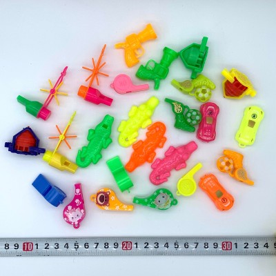 Plastic Small Toys Whistle Children Cartoon Small Whistle Whistle School Kindergarten Gifts Factory Direct Supply Spot
